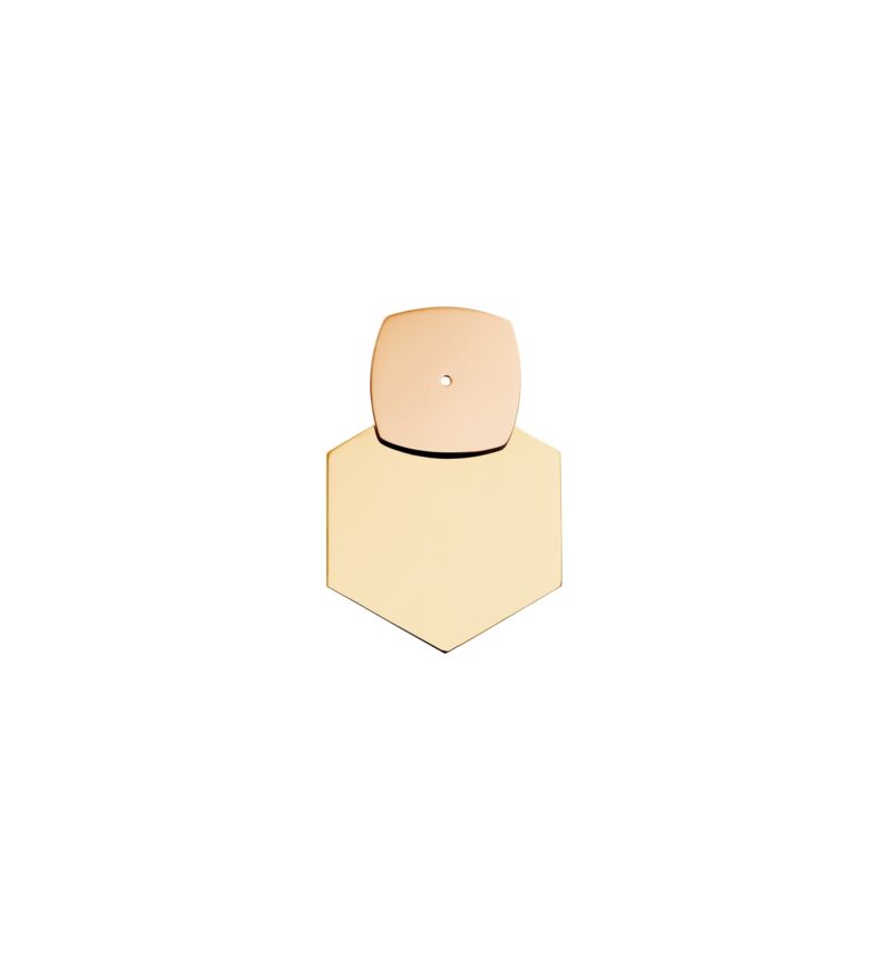 Hexagon and Square earring