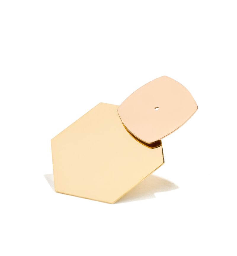 Hexagon and Square earring - Image 2