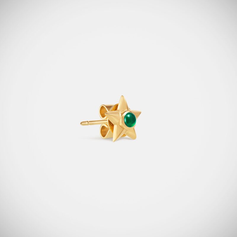 Baba Stud Emerald Earring - Image 3