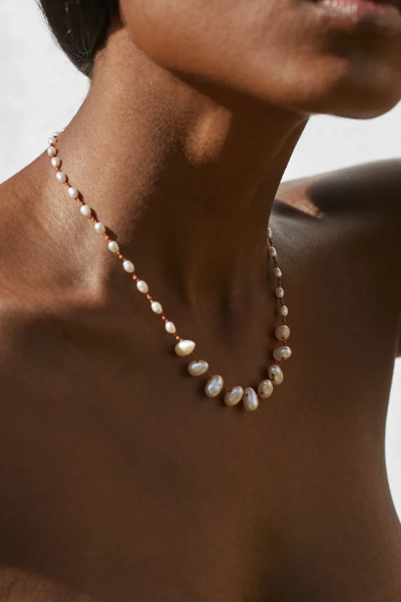 'Bird' Drops & Beads necklace - Image 2