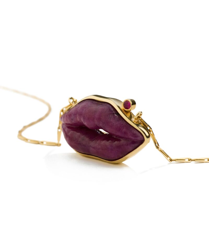"Kiss me hard" small necklace - Image 3