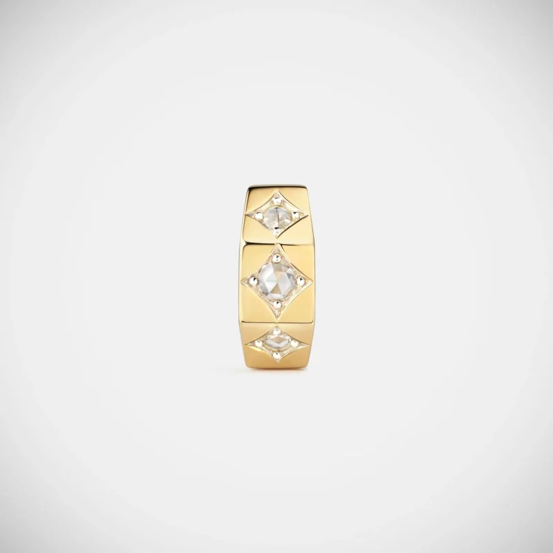 Ecrou earring Diamonds large - Image 3