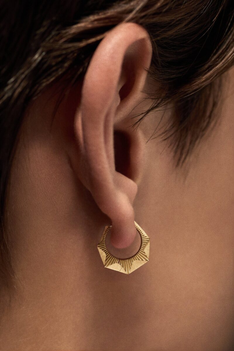 NYC Diamond Yellow Earring - Image 5