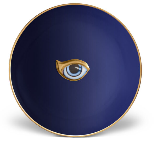 Canape Plate - Blue