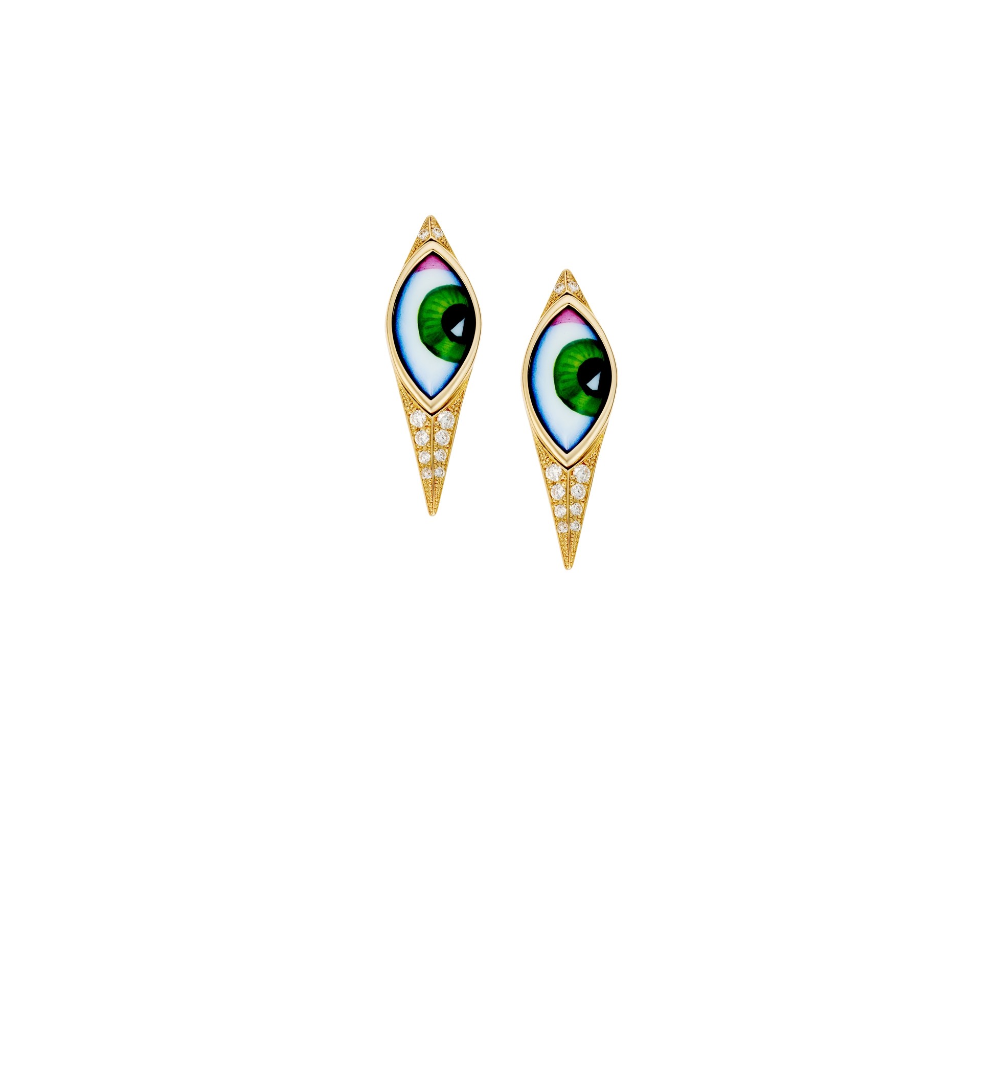 Petit Vert diamonds earrings