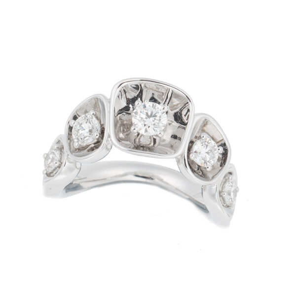 Look white gold ring