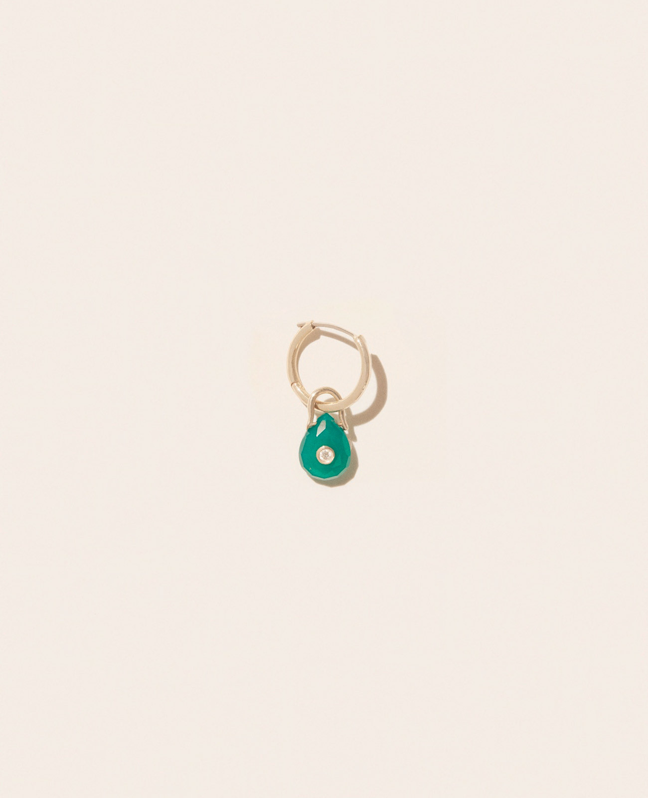 Earring Orso Green Onyx